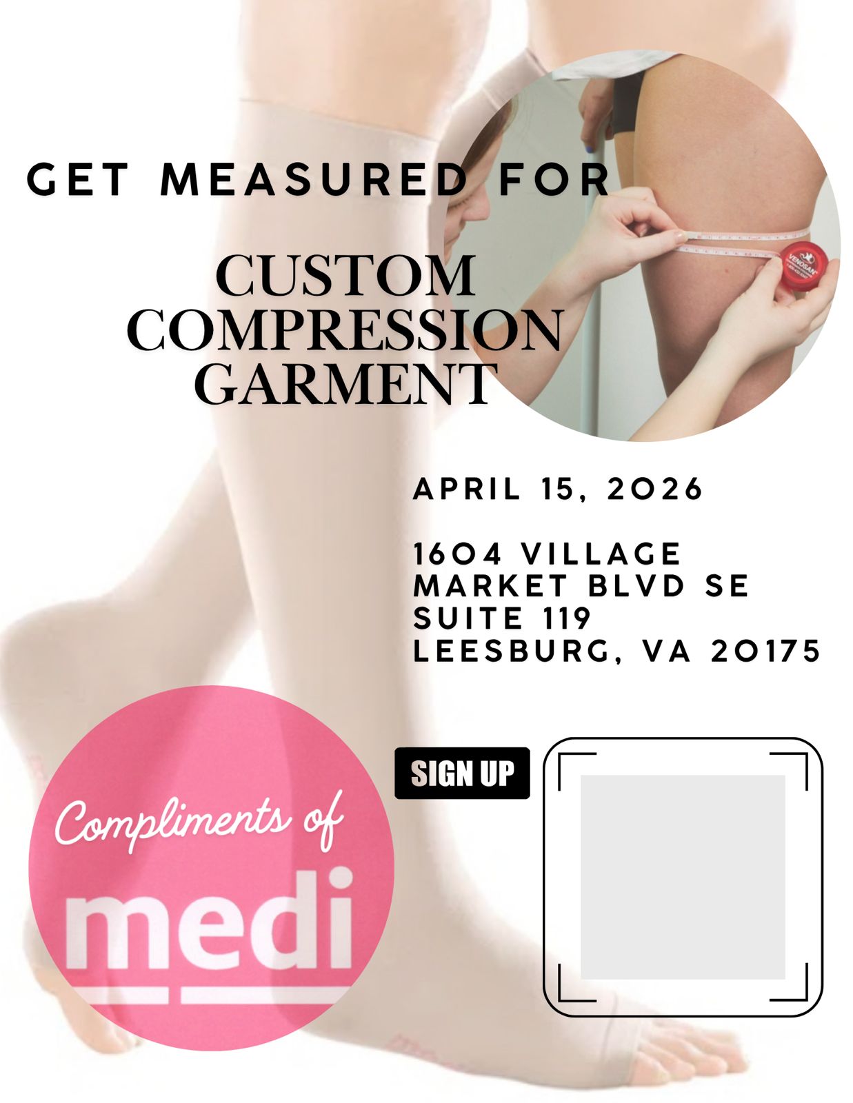 Custom Compression Garment Fitting / Measurement Session