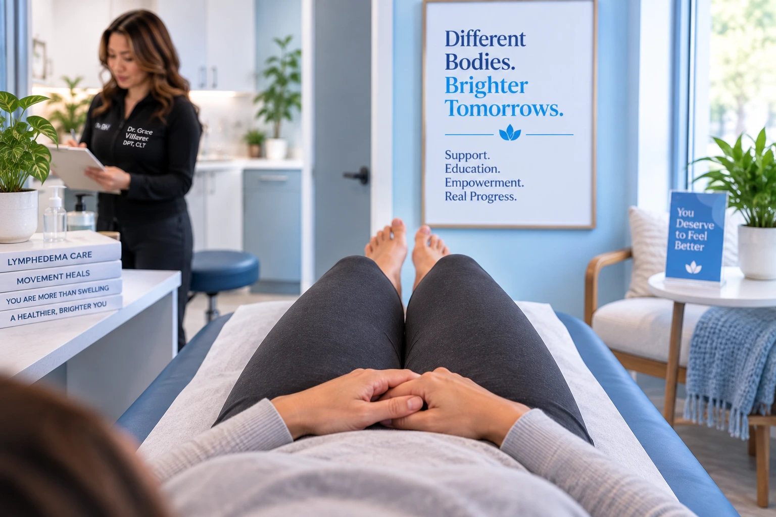 Calm and supportive lipedema care environment at Level Up Rehabilitation Services Leesburg VA