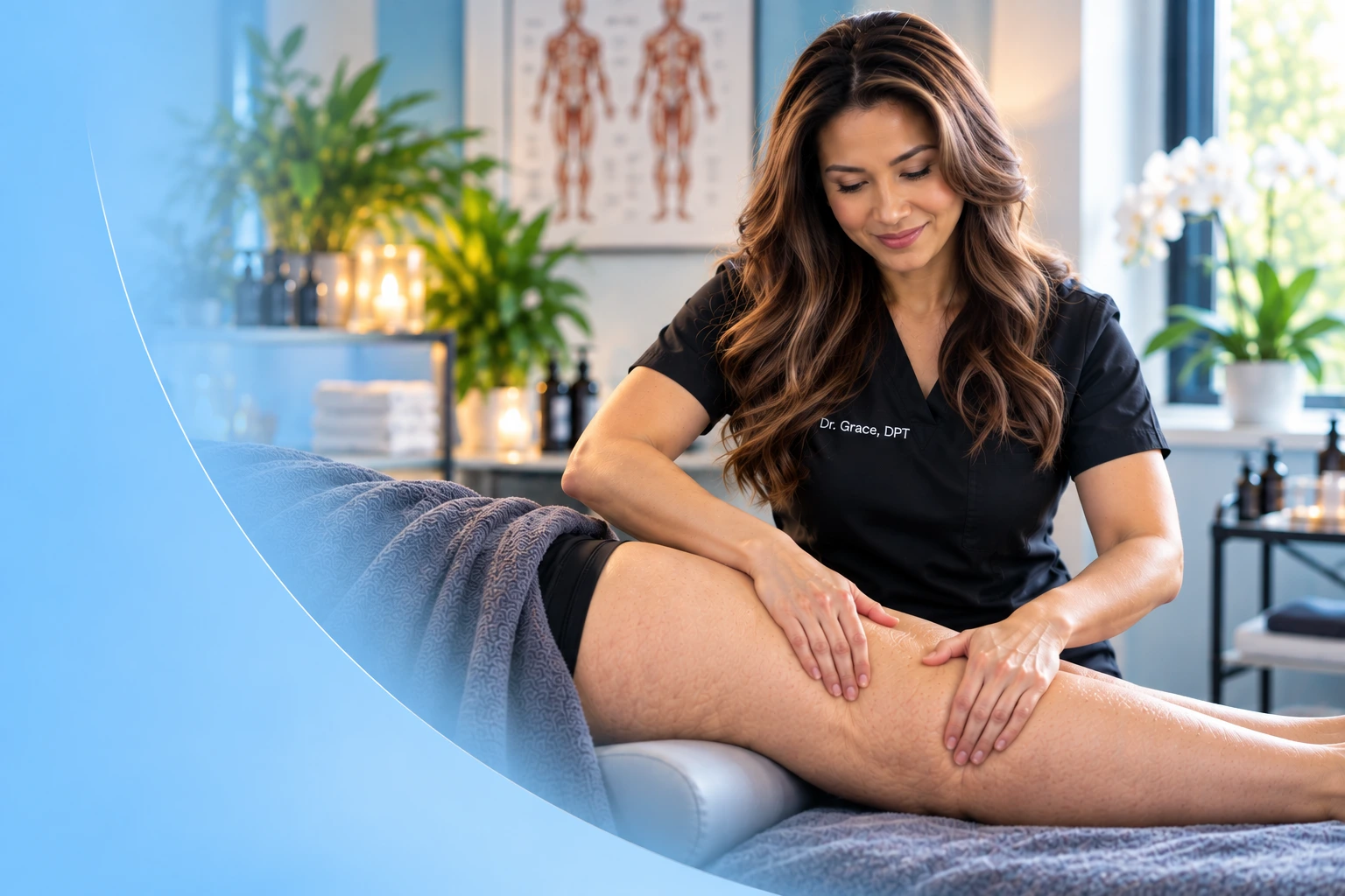 Dr. Grace Villaver, DPT, CLT, lipedema and lymphatic specialist in Leesburg VA