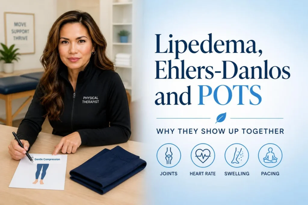 Dr. Grace Villaver, DPT, CLT, on lipedema, Ehlers-Danlos and POTS and why they show up together, Leesburg, VA